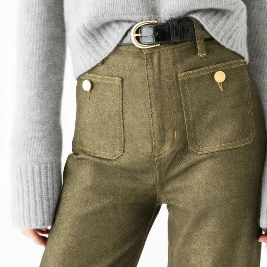 Vintage High-Waist Wide-Leg Jeans